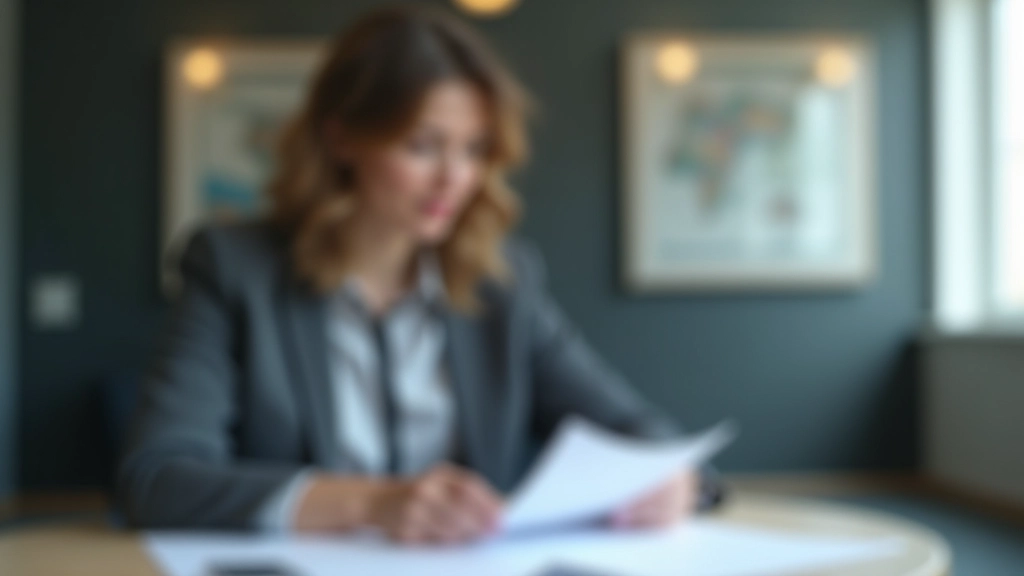 Person bei der Überprüfung von Finanzunterlagen mit Stift und Notizen, konzentrierter Blick